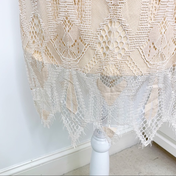 Anthropologie Foxiedox Maisie Lace Halter Dress 4 - Picture 11 of 16